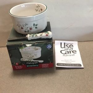 Pfaltzgraff Winterberry Dip Mix Set With Spreader